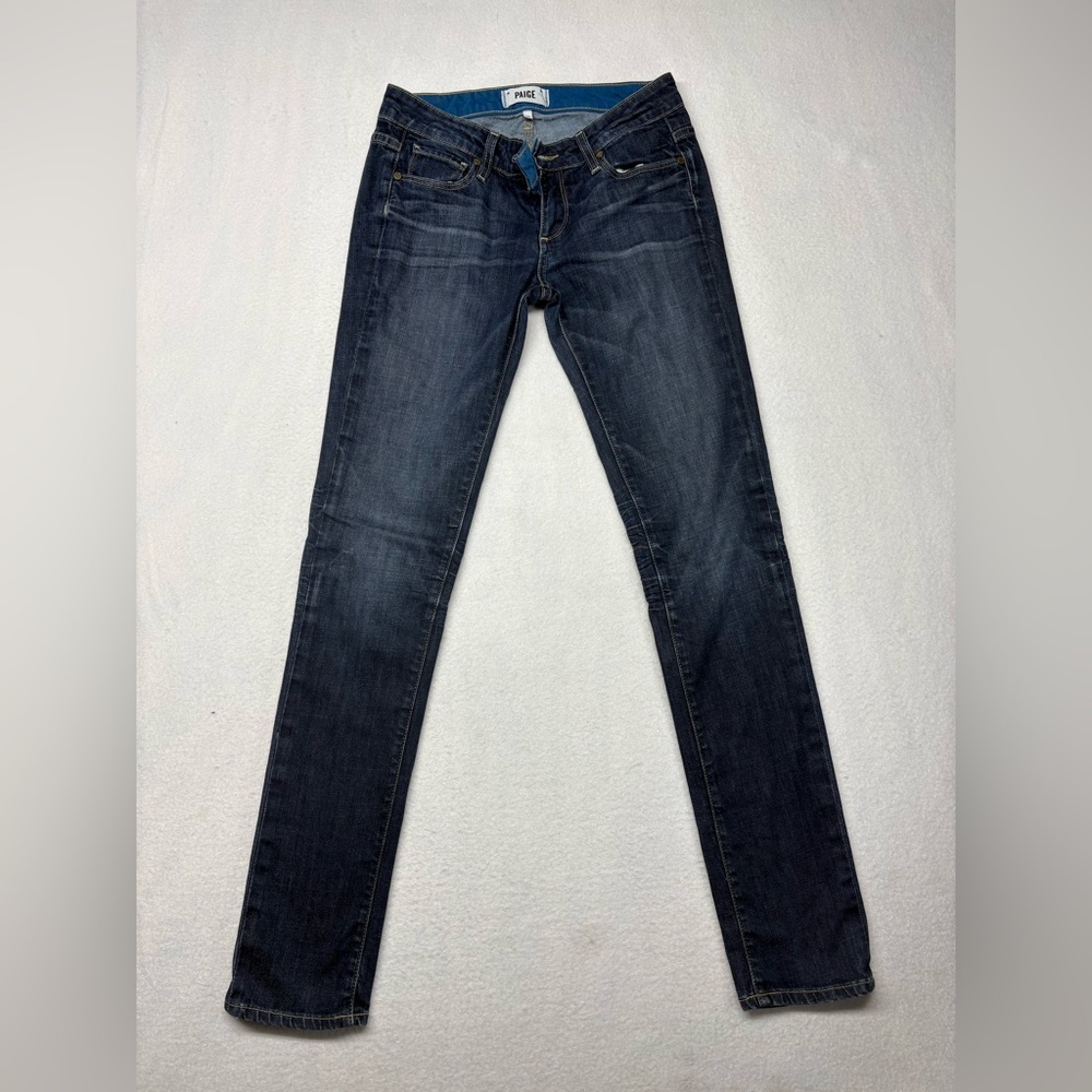 Paige Womens Medium Wash High Rise Jimmy Jimmy Skinny Jeans Blue Size 25